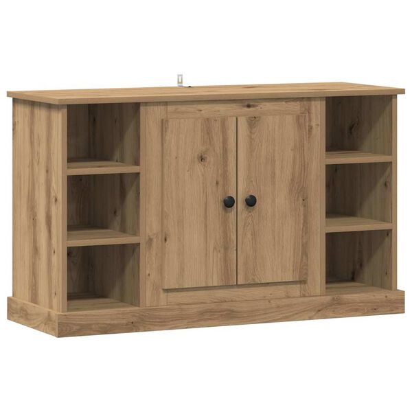 vidaXL Vitrina Roble artesanal 100 x 35,5 x 60 cm Madera contrachapada