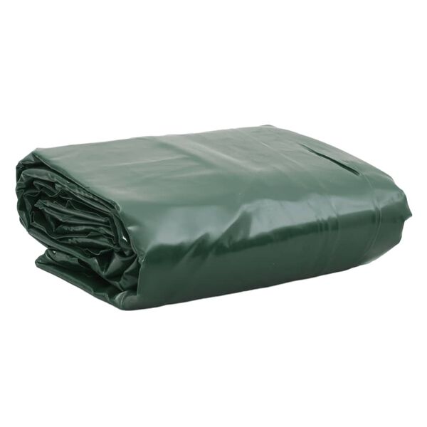 vidaXL Lona verde 1x2,5 m 650 g/m²
