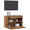 vidaXL Mueble de TV Montado en la Pared Madera vieja 60 x 30 x 40 cm