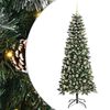 vidaXL Árbol de Navidad artificial con 300 LED Verde 76 x 76 x 180 cm
