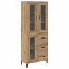 vidaXL Alacena Roble artisan 69,5 x 34 x 180 cm Madera de ingenier&iacute;a