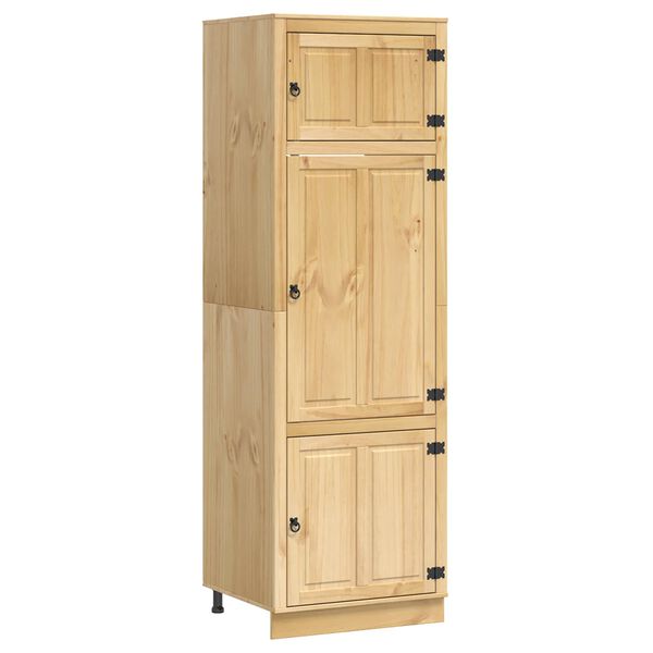 vidaXL Armario SKI Marr&oacute;n Miel 60 x 32 x 40 cm Madera de pino macizo
