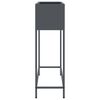 vidaXL Jardinera Elevada Antracita 100 x 26 x 82 cm Acero