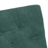 vidaXL Sillas de Comedor con Ruedas 2 pcs Verde oscuro 58 x 67 x 97 cm