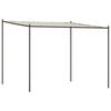 vidaXL Cenador acero y tela blanco 3x3m 180 g/m&sup2;
