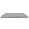vidaXL Estante para estanter&iacute;a 4 uds madera gris hormig&oacute;n 100x40x1,5cm