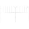 vidaXL Cabecero de metal blanco 200 cm