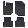 vidaXL Alfombrilla de Coche 4 pcs Negro apto para C4 , C4X , 2008 TPE