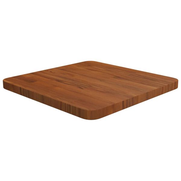vidaXL Tablero de mesa cuadrada madera roble marrón oscuro 40x40x2,5cm