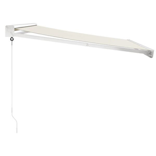 vidaXL Toldo retr&aacute;ctil aluminio y tela color crema 3x2,5 m
