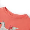 Camiseta infantil de manga corta coral 140