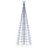 vidaXL &Aacute;rbol de Navidad LED con estacas 570 LEDs azul 300 cm