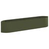 vidaXL Cama de Jard&iacute;n Elevada Verde oliva 220 x 40 x 40 cm Acero