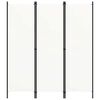 vidaXL Biombo divisor de 3 paneles blanco 150x180 cm