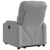vidaXL Sill&oacute;n el&eacute;ctrico reclinable elevable de tela gris claro