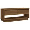 vidaXL Mueble de TV madera de ingenier&iacute;a marr&oacute;n roble 102x41x44 cm