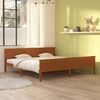 vidaXL Estructura cama sin colchón madera pino marrón miel 200x200 cm