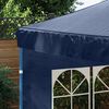 vidaXL Paredes de carpa para fiestas con ventana 2 uds PE azul