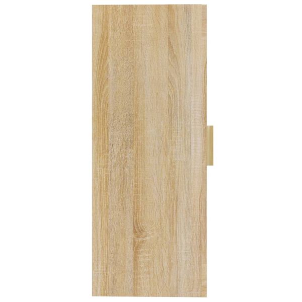 vidaXL Armario colgante de pared roble Sonoma 69,5x34x90 cm