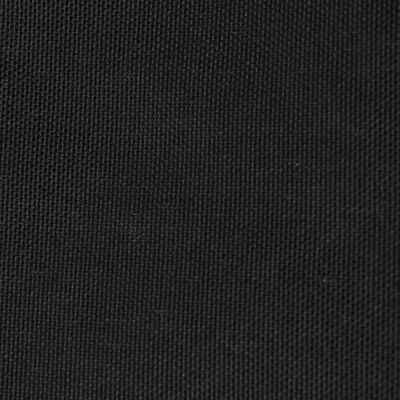 vidaXL Toldo de vela rectangular tela Oxford negro 2,5x4,5 m