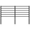 vidaXL Cabecero de metal negro 150 cm