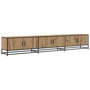 vidaXL Unidades de TV 2 pcs Roble artesanal 240 x 35 x 41 cm