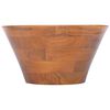 vidaXL Lavabo de madera maciza de teca &Phi;40x20 cm