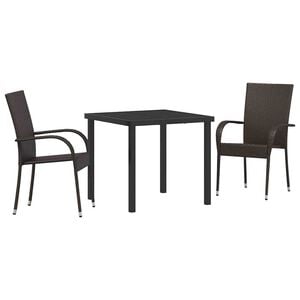 vidaXL Conjunto de Comedor de Jard&iacute;n 5 pcs Gris
