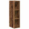 vidaXL Mueble colgante Madera envejecida 20 x 29,5 x 80 cm