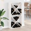 vidaXL Estante de Vino 2 pcs 62 x 25 x 62 cm Madera de pino macizo