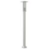 vidaXL L&aacute;mpara de suelo de exterior acero inoxidable plateado 100 cm