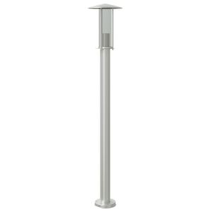 vidaXL L&aacute;mpara de suelo de exterior acero inoxidable plateado 100 cm