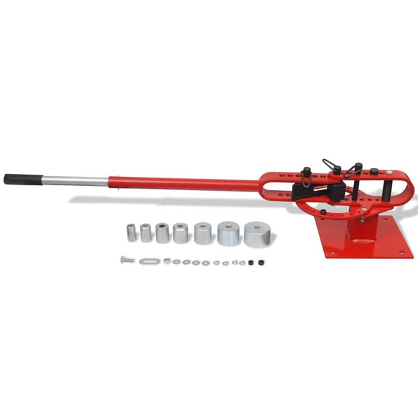 vidaXL Máquina dobladora de tubo de acero del banco