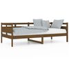 vidaXL Sof&aacute; cama sin colch&oacute;n madera maciza pino marr&oacute;n miel 90x200 cm
