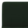 vidaXL Sillas de comedor giratorias 2 unidades terciopelo verde oscuro
