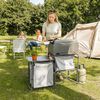 Travellife Cocina de camping plegable Toledo gris oscuro