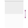 vidaXL Estor Enrollable Opaco blanco 100x130 cm Tela Ancho 95,7 cm