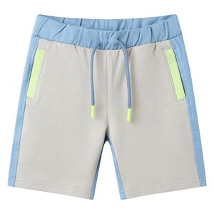 Pantal&oacute;n corto infantil con cord&oacute;n azul 140