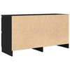 vidaXL Mueble para TV madera contrachapada negro 100x35x54 cm