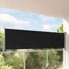 vidaXL Toldo lateral retr&aacute;ctil para patio 100x300 cm negro