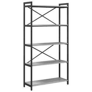vidaXL Estante de libros 80 x 30 x 155 cm Madera de ingenier&iacute;a