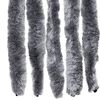 vidaXL Cortina antimoscas chenilla plateado 100x230 cm