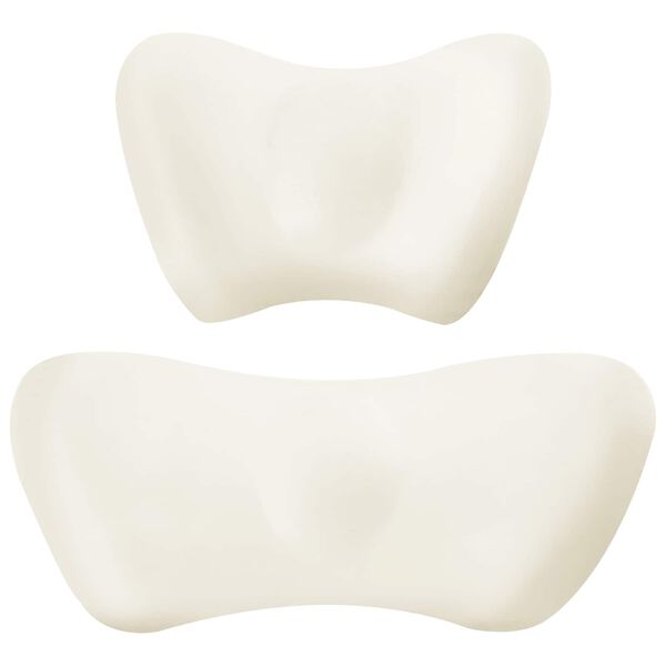 vidaXL Almohada cervical, Almohada lumbar Gris Espuma Viscoel&aacute;stica