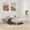 vidaXL Estructura de Cama con Mesitas Natural 100 x 220 cm