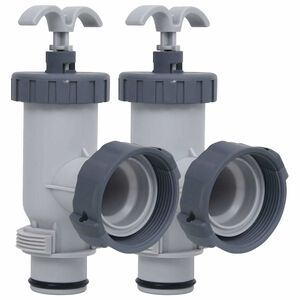 vidaXL V&aacute;lvulas de &eacute;mbolo para piscina 2 unidades