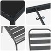 vidaXL Conjunto de Comedor de Jard&iacute;n 5 pcs Antracita