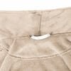 vidaXL Bata sin capucha Beige xl Franela