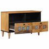 vidaXL Mueble de TV Natural 70 x 33 x 46 cm Madera de mango maciza