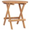 vidaXL Mesa plegable de jard&iacute;n madera maciza de teca 50x50x50 cm
