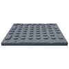 vidaXL Losetas de goma protección de caídas 18 uds gris 50x50x3 cm